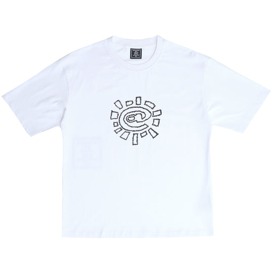 Always Do What You Should Do Sketchy @ Sun T-Shirt - White
