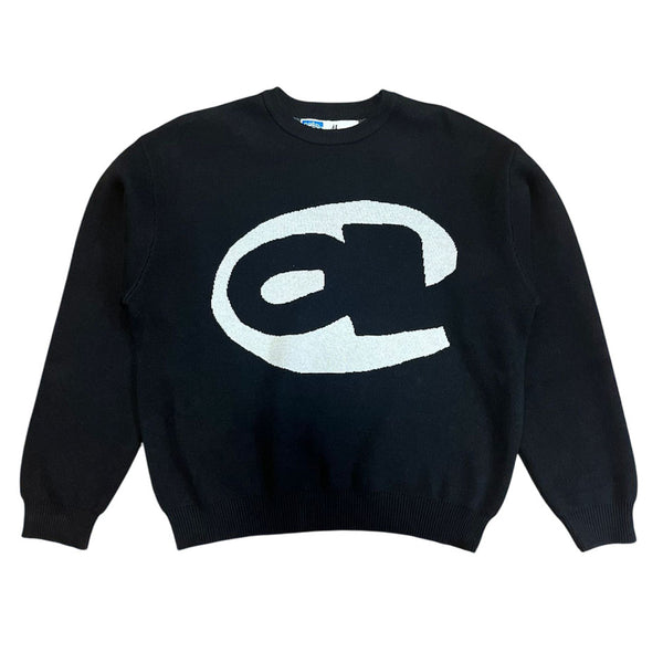 Always Do What You Should Do aye knitted jumper - Black