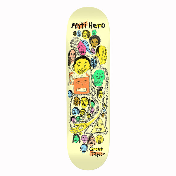 Anti Hero Grant Taylor Expressions Skateboard Deck - 8.5