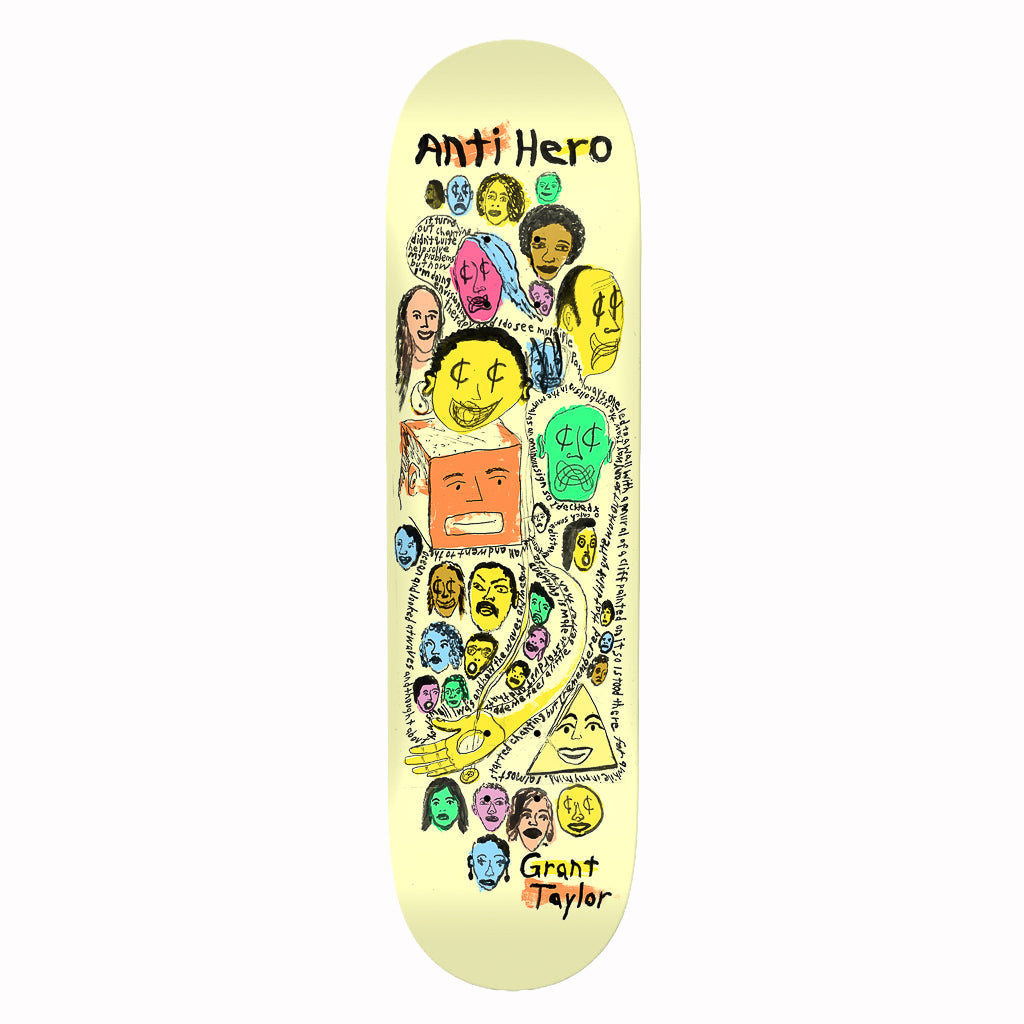 Anti Hero Grant Taylor Expressions Skateboard Deck - 8.5