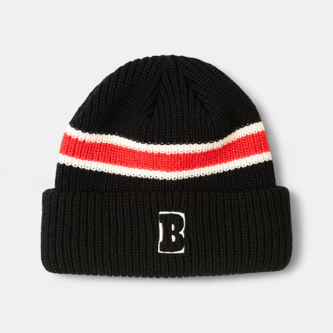 Baker B Logo Beanie - Black/Red