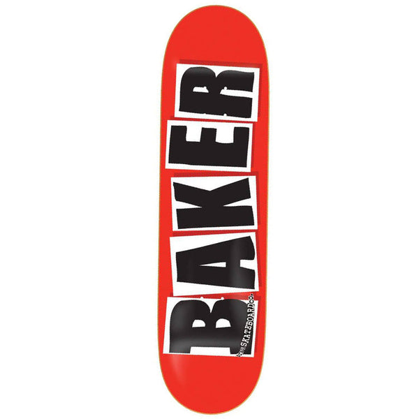 Baker Skateboards Brand Logo Skateboard Deck Red/Black - 8.75