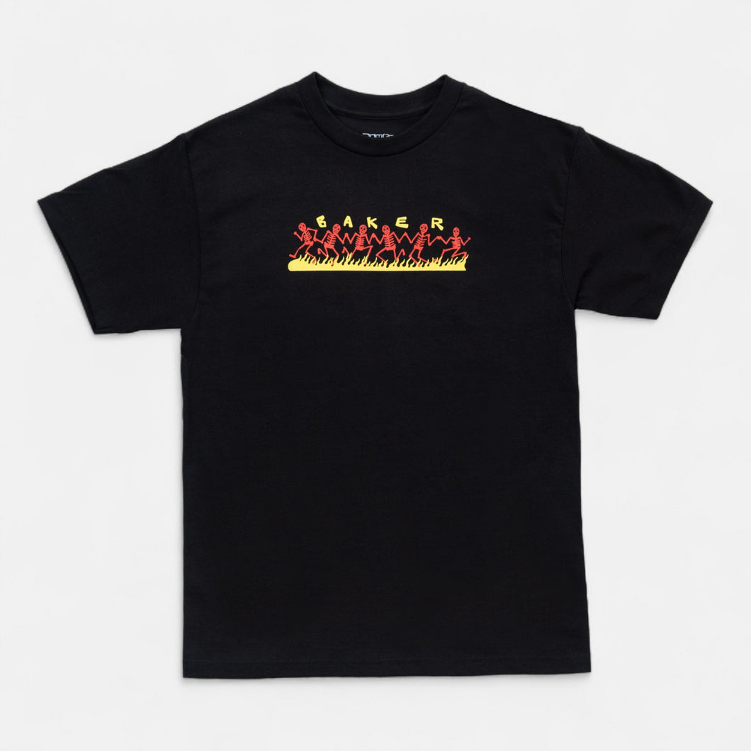 Baker Skateboards Dancing Skellies Tee - Black