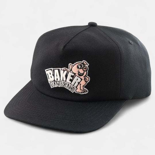 Baker Skateboards Nitas Snapback Cap - Black
