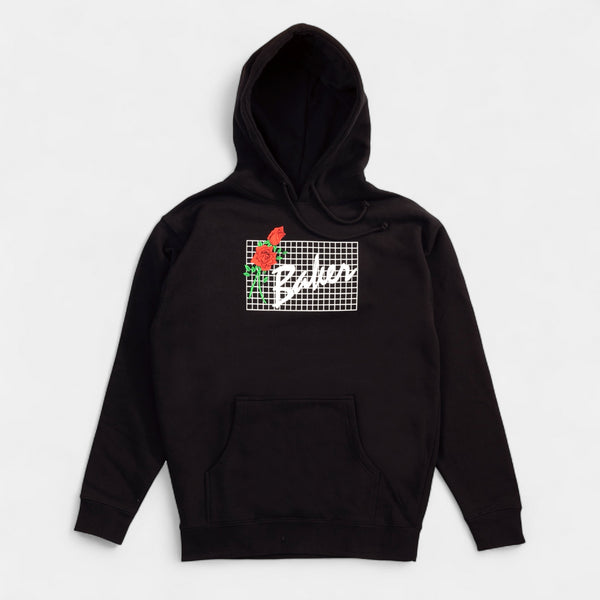 Baker Skateboards Roses Hoodie - Black