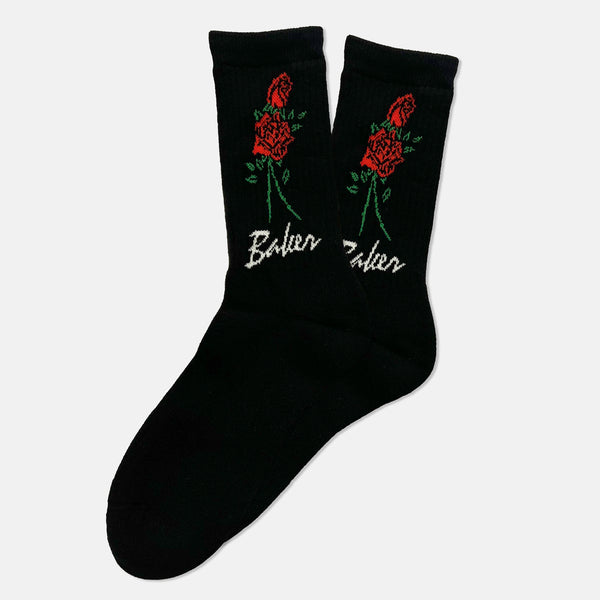 Baker Skateboards Roses Socks - Black