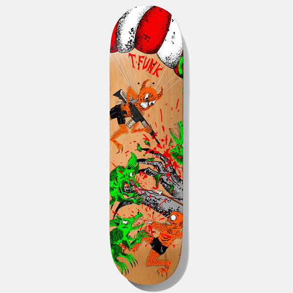Baker Skateboards T-Funk Toxic Rats Skateboard Deck - 8.5 (Neckface)