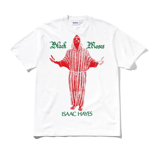 Butter goods Issac Hayes Black Moses Tee - White