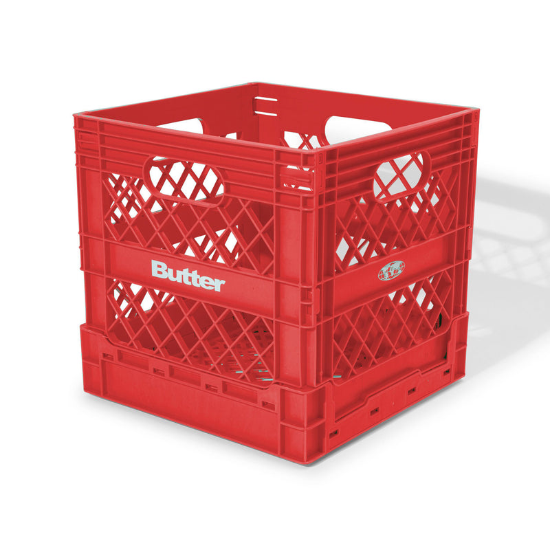 BUTTER GOODS RECORD CASE CRATE RED 新品未使用 Butter Goods Collapsible Record Crate - Red – Slugger Skate Store