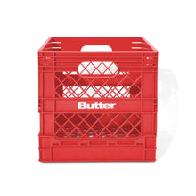 Butter Goods Collapsible Record Crate -  Red