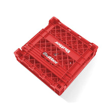 Butter Goods Collapsible Record Crate -  Red