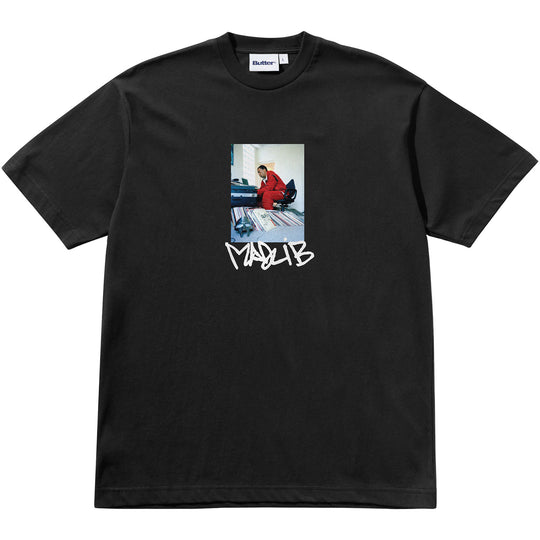 Butter Goods X Madlib Bomb Shelter Tee- Black