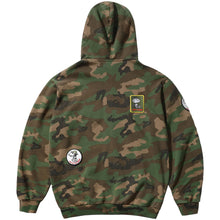 Butter Goods X Peanuts Patches Zip Up Hood - Washed Camo