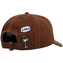 Butter Goods X Peanuts Spike 5 Panel Cap - Brown/Light Pink