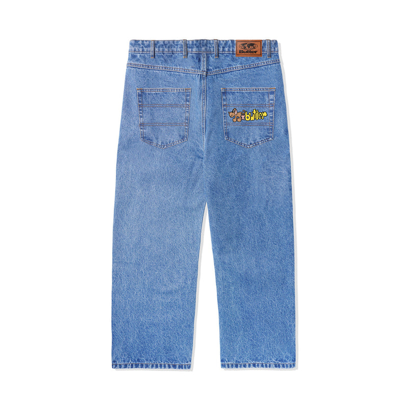 Butter Goods Pooch Relaxed Denim Jeans Washed Indigo – Slugger