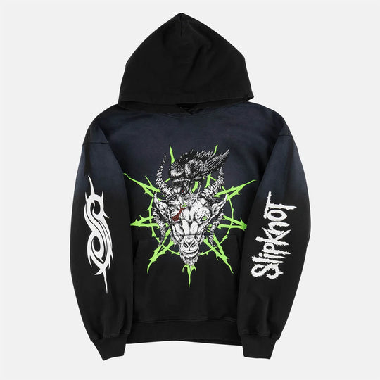 Slipknot x Welcome Ravenous Distressed Sun Fade Hoodie