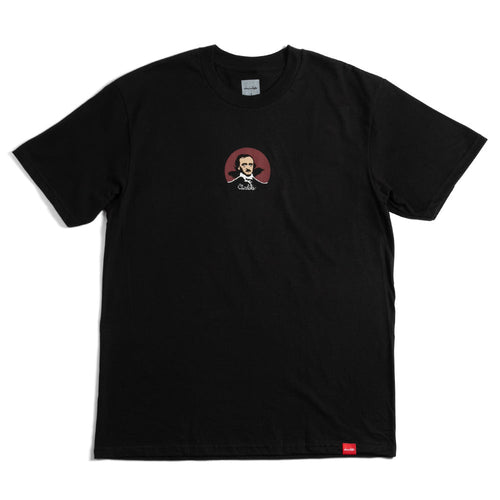 Chocolate Skateboards Poe T-Shirt - Black (Gabriel Rodriguez)