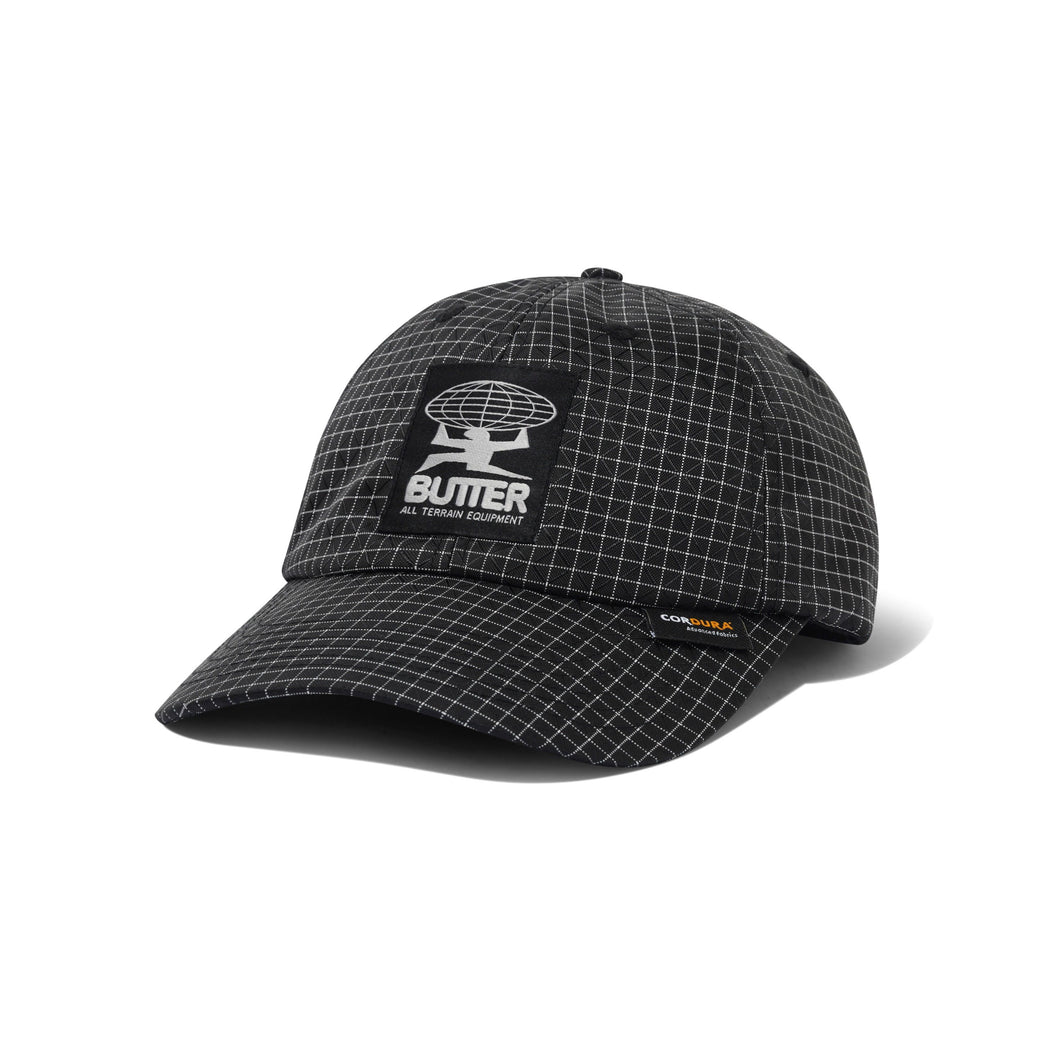 Butter Goods Cordura Terrain 6 Panel Cap - Black