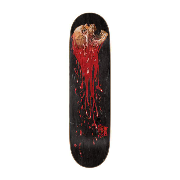 Creature Cannibal Corpse Skull and Blood Black/Red Skateboard Deck - 8.53