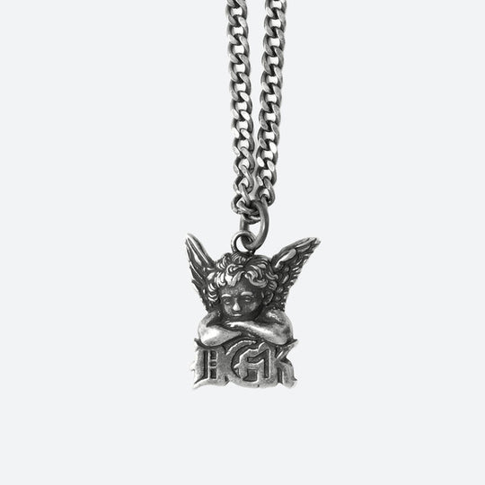 DGK Angel Necklace - Silver Metal
