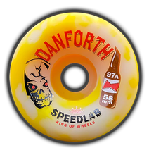 Speedlab Wheels Bill Danforth Pro 58mm 97a - Lager Yellow Swirl