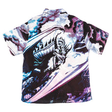 Deathwish Inferno Rayon Button Up Shirt - All Over Print
