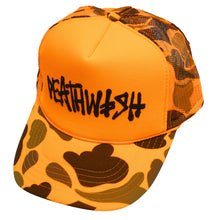 Deathwish OG Deathspray Camo Trucker Cap - Orange