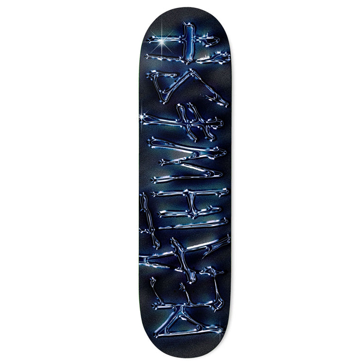 Deathwish OG Spray Chrome Black Skateboard Deck - 9.00