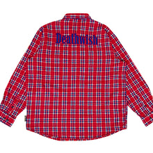Deathwish Skateboards Classic Flannel Button Up Shirt - Red/Blue