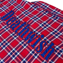 Deathwish Skateboards Classic Flannel Button Up Shirt - Red/Blue
