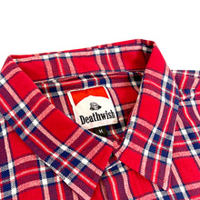 Deathwish Skateboards Classic Flannel Button Up Shirt - Red/Blue