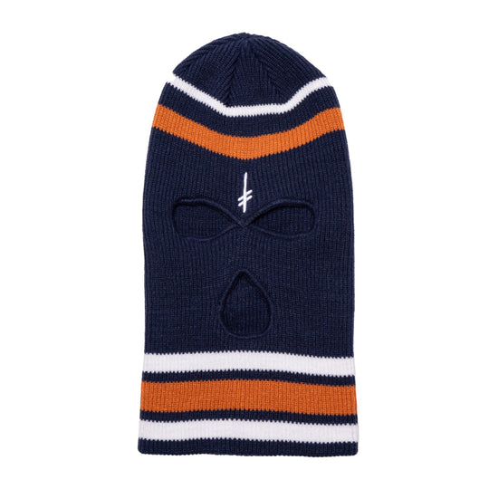 Deathwish Skateboards Gang Logo Ski Mask - Navy/Orange