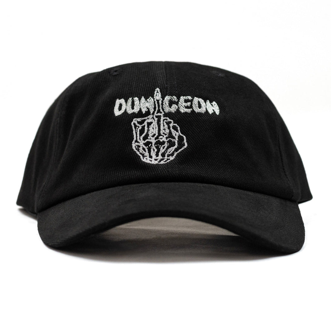 Dungeon Fear No Evil Brushed Cotton Cap - Black