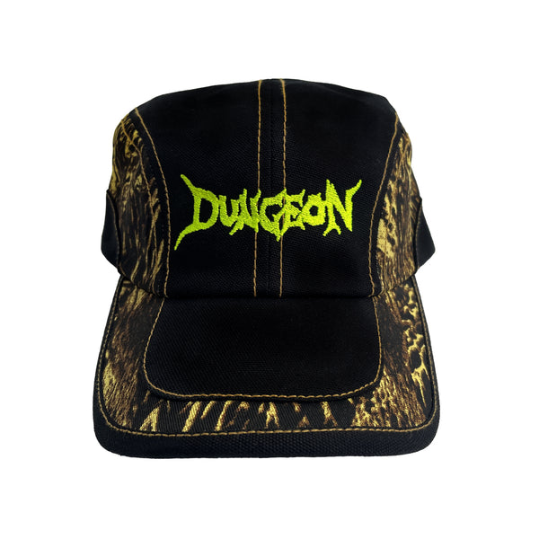 Dungeon Logo Camo Swirl Canvas Cap