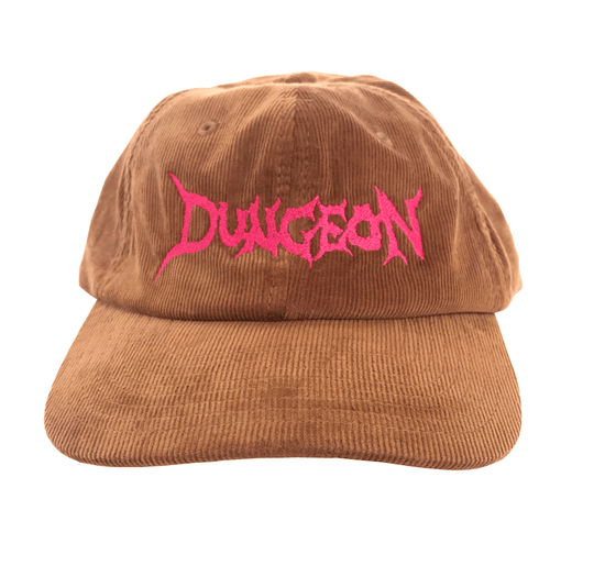 Dungeon Logo Cord Cap - Camel