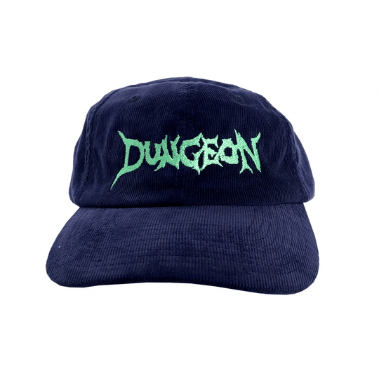 Dungeon Logo Cord Cap - Navy