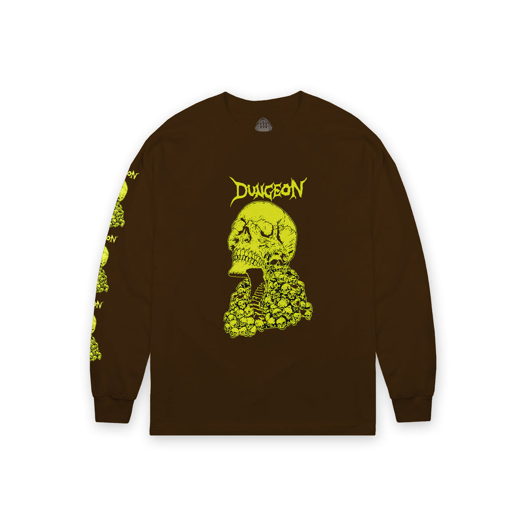 Dungeon Path of the Dead Long Sleeve T-Shirt - Brown
