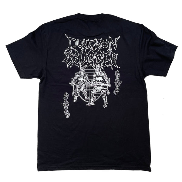 Dungeon X Slugger Knights Anvil T-Shirt - Black (Sliver Print)