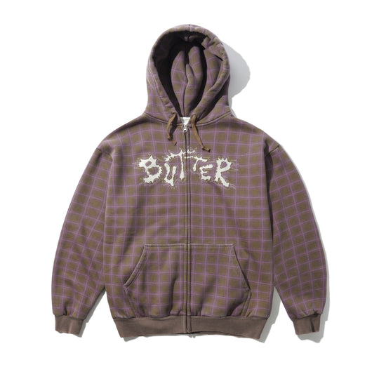 Butter Goods Eruption Zip-Thru Hood - Plaid