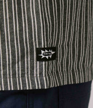 Former Reynolds Stripe Short Sleeve Shirt - Black