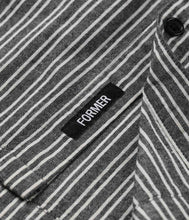 Former Reynolds Stripe Short Sleeve Shirt - Black