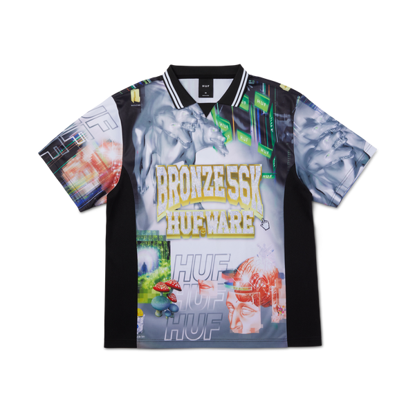 HUF X Bronze Glitched Soccer Jersey