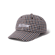 Butter Goods Gingham 6 Panel Cap - Brown / Navy