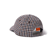 Butter Goods Gingham 6 Panel Cap - Brown / Navy