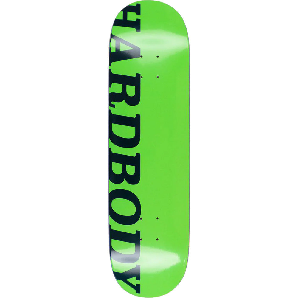 HARDBODY Classic Logo Skateboard Deck Neon/Navy - 8.5