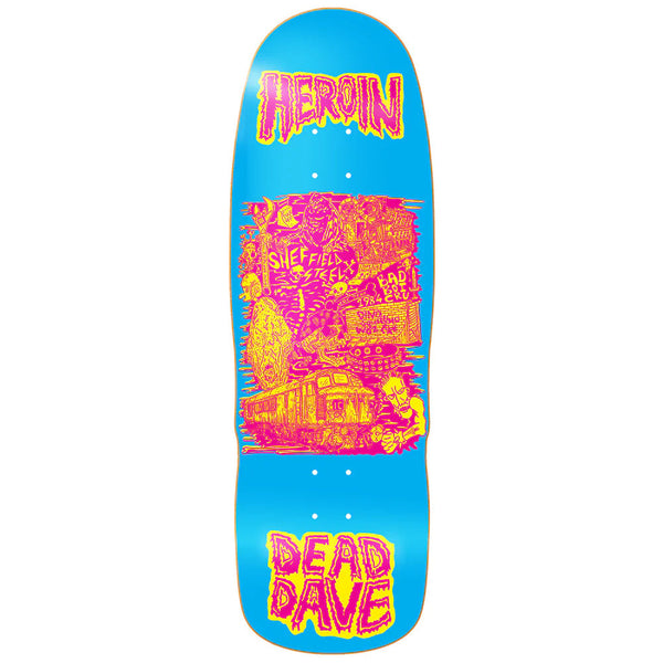 Heroin Skateboards Dead Dave Allegory Off Fear Deck - 10.1