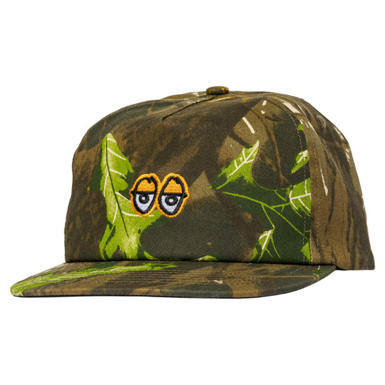 Krooked Eyes Camo Snapback Cap - Camo