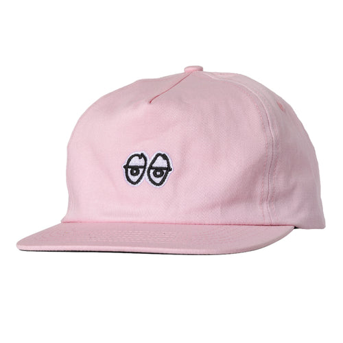 Krooked Eyes Cap Snapback Cap - Pink