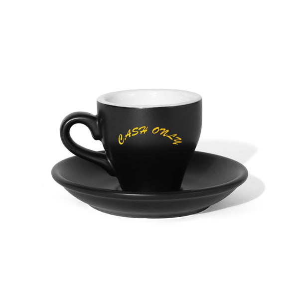 Cash Only Logo Espresso Mug Set