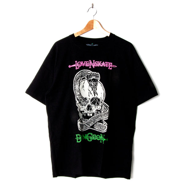 Lovenskate X Dungeon T-Shirt - Black